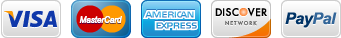 Visa-Master card-American Express-Discover network-Paypal